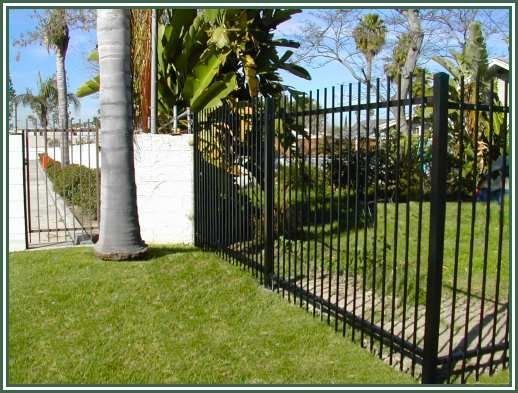 Wrought Iron Fencing in Modern Landscaping - The Fencing Pro, Orange County, CA